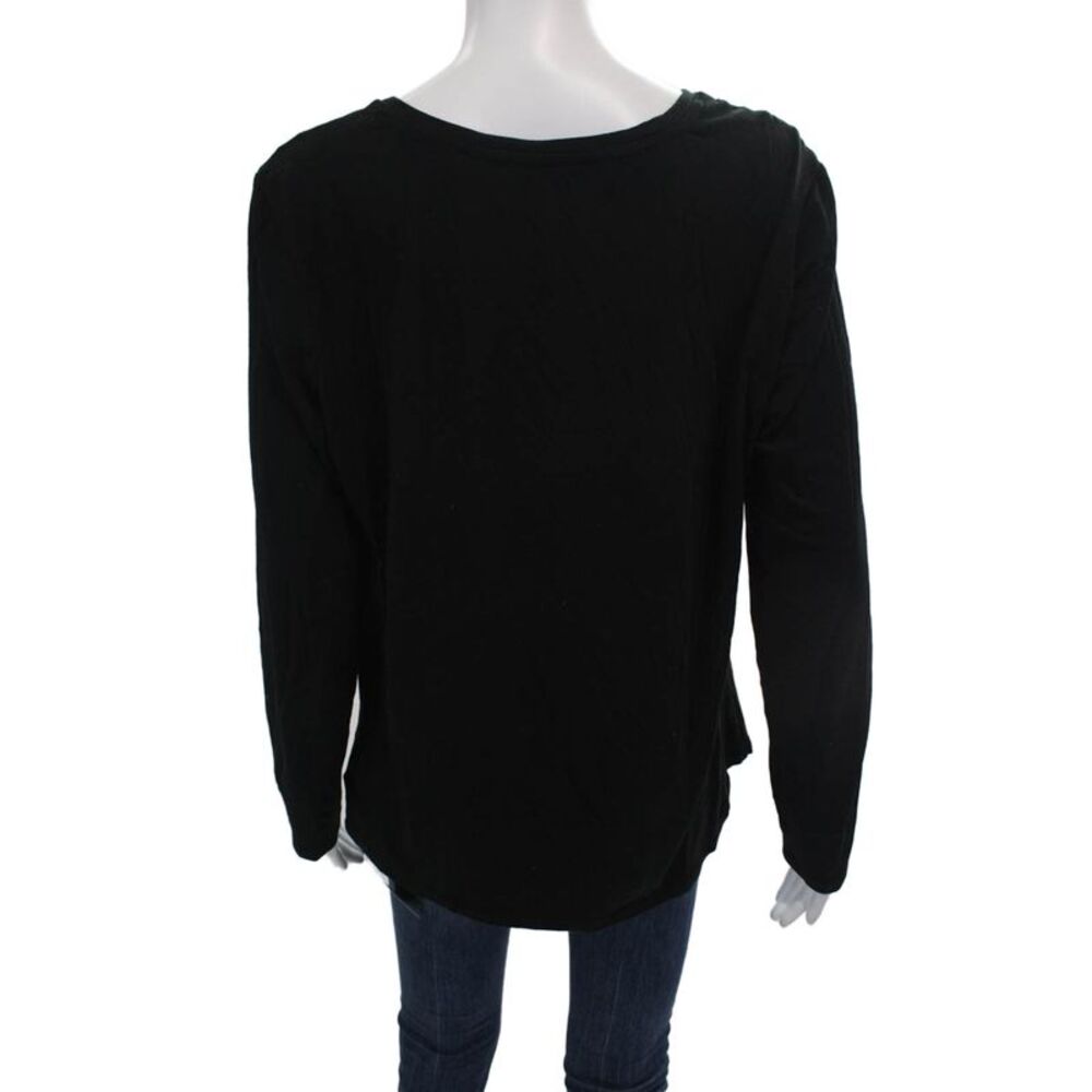 White + Warren Womens Solid Long Sleeve Basic T S… - image 3